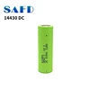 SAFD 14430DC Battery 14430 Li-ion Battery 3.6V 900mah Li-ion 14430 3.6V Flashlight Battery